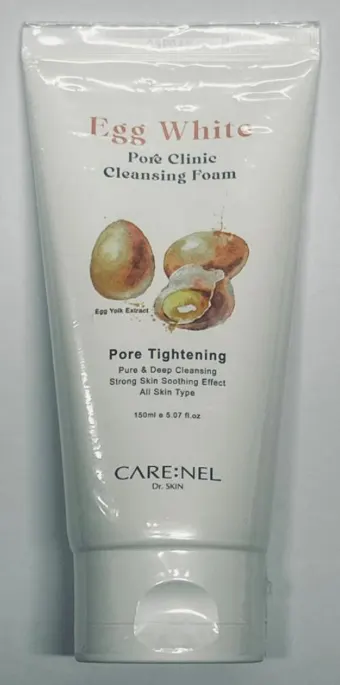 Carenel Egg White Pore Clinic Cleansing Foam 150ml