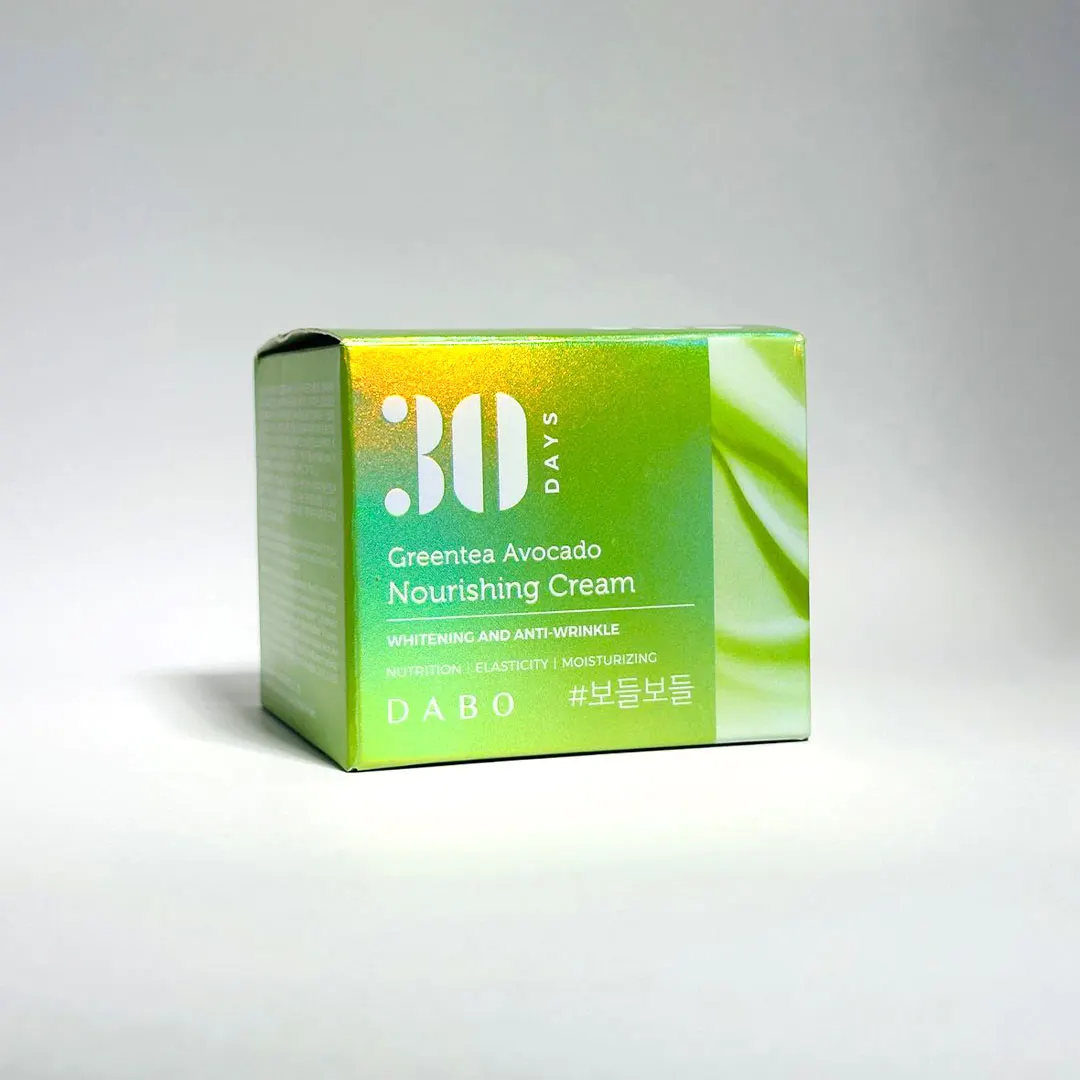 Dabo 30 Days Greentea Avocado Nourishing Cream 100ml