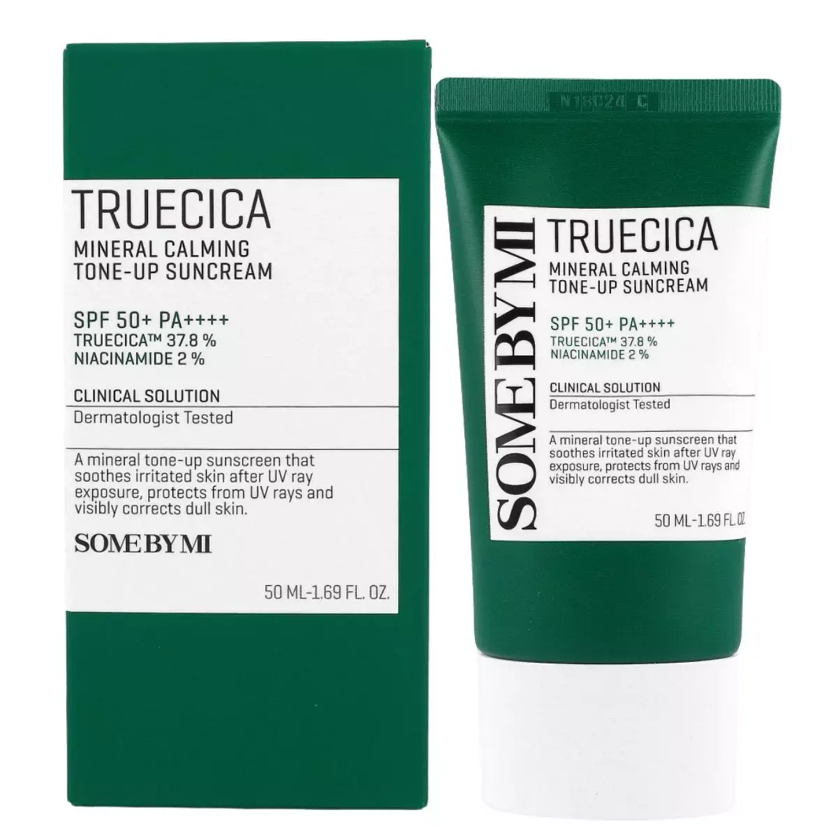 Some By Mi Truecica Mineral Calming Tone-Up Suncream SPF50+ PA++++ 50ml