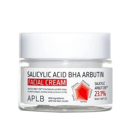APLB Salicylic Acid Bha Arbutin Facial Cream 55ml
