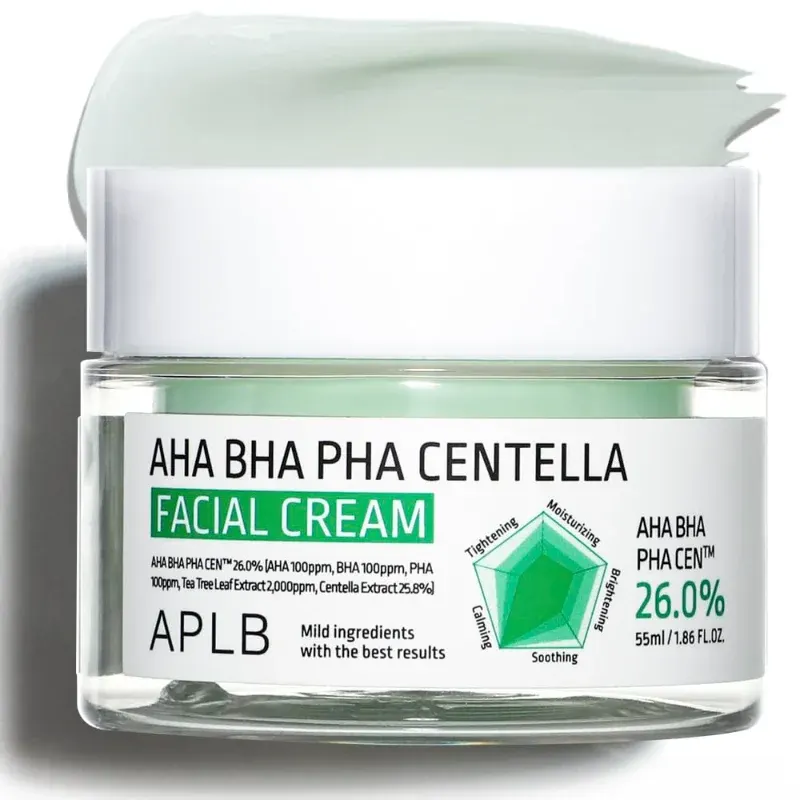 APLB AHA BHA PHA Centella Facial Cream 55ml