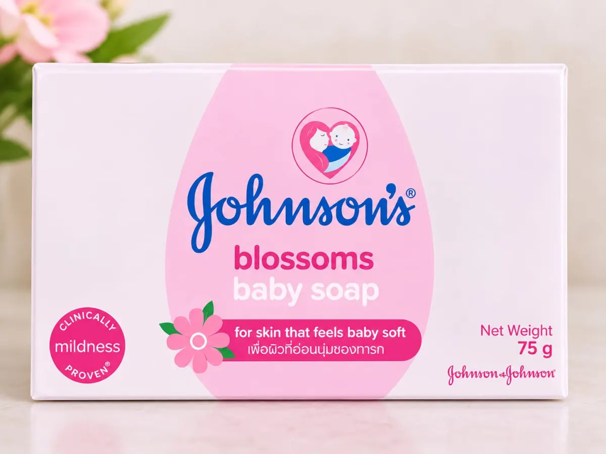 Johnson's Baby Blossoms Soap Enriched with Baby Lotion Formula 75g