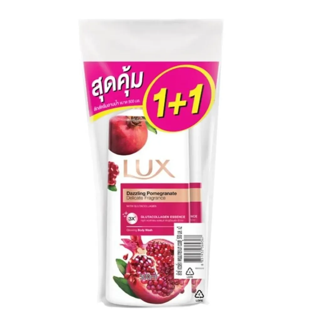 Lux Bouncy Glow Fresh Pomegranate Fragrance Body Wash 450ml