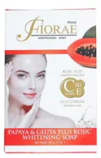 Fiorae Papaya & Gluta Plus Kojic Whitening Soap