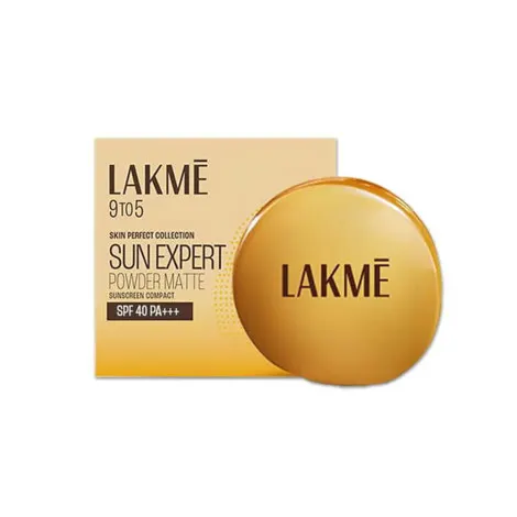 Lakme 9 to 5 Sun Expert Compact Matte Powder Sunscreen SPF 40++7g