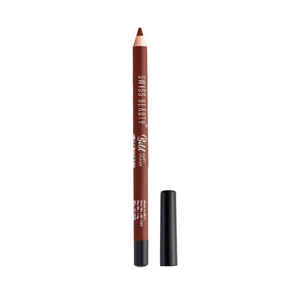Swiss Beauty Bold Matt Lipliner Cherry Brown-06