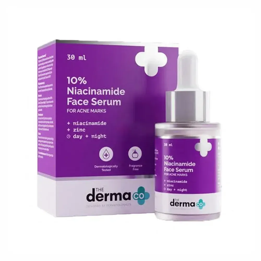 The Derma Co 10% Niacinamide Daily Face Serum 30m