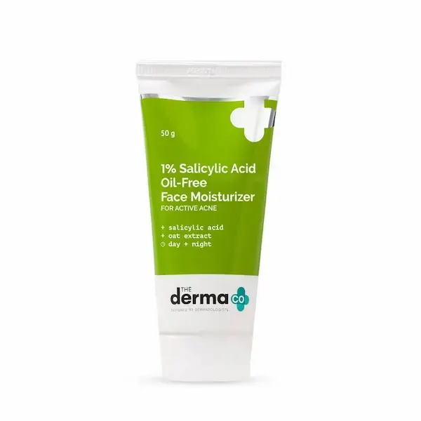 The Derma Co 1% Salicylic Acid Oil-Free Daily Face Moisturizer 50g