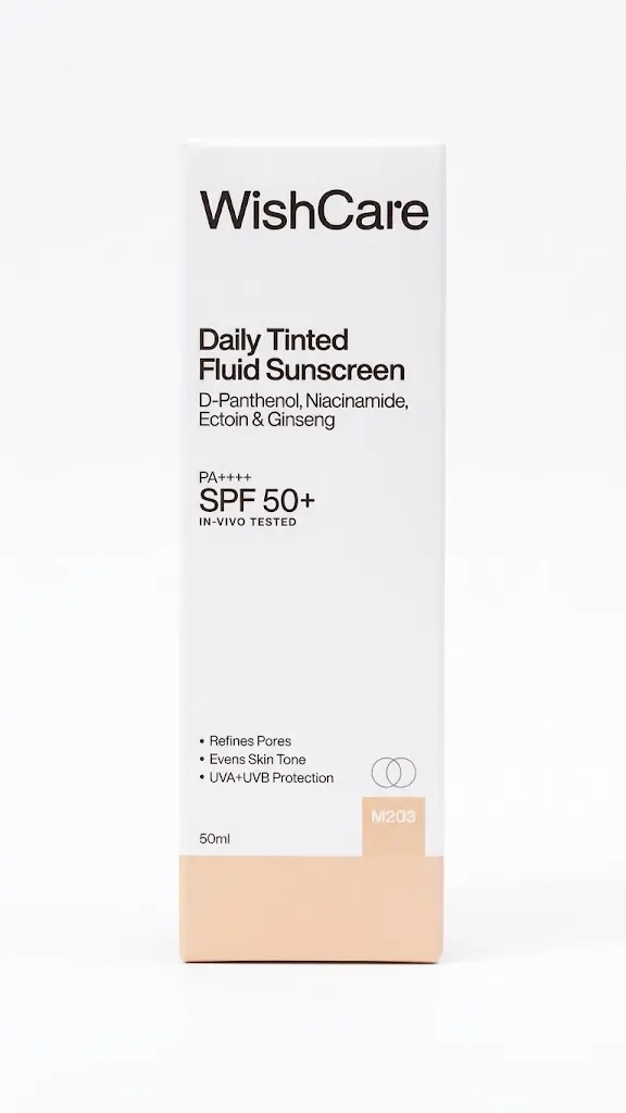 WishCare Daily Tinted Fluid Sunscreen PA++++ SPF 50+ 50ml - M203