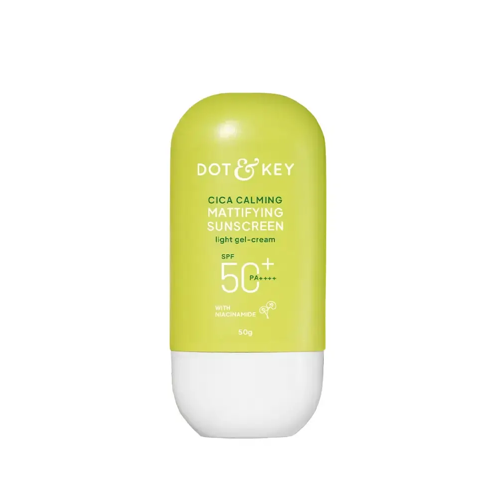 Dot and Key Cica Calming Mattifying Sunscreen SPF 50+ PA++++ with Niacinamide 50g