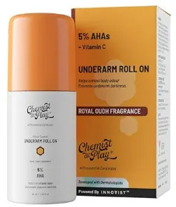 Innovist Chemist at Play 5% AHA Royal Oudh Fragrance Underarm Roll On 40ml