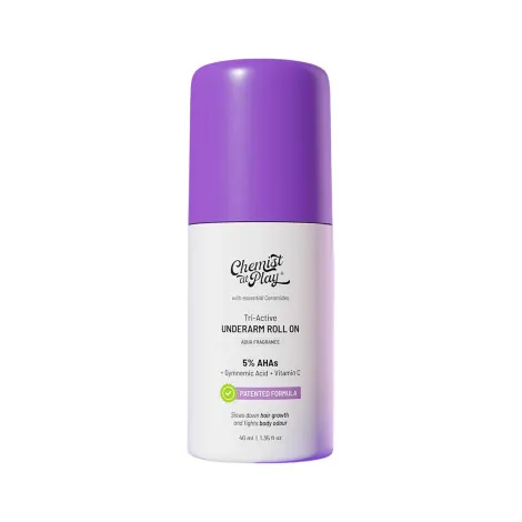 Chemist at Play 5% AHAs Tri Active Underarm Roll On 40ml