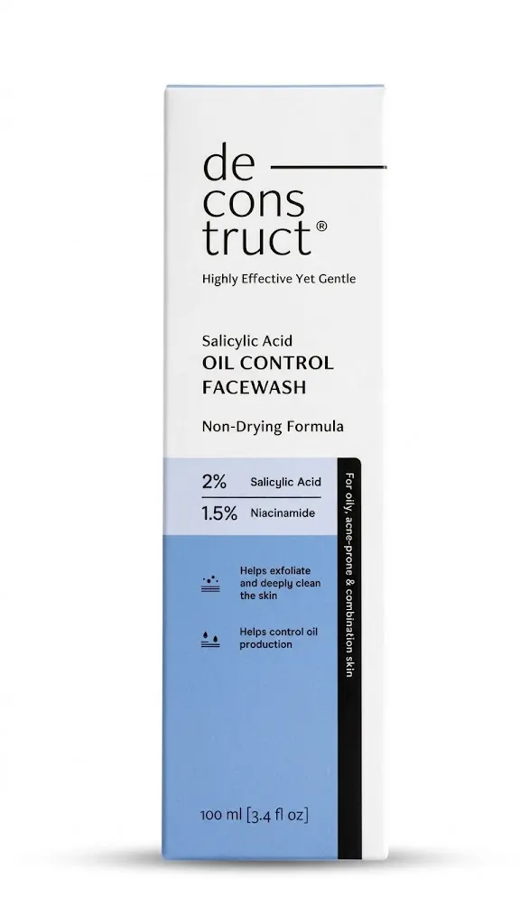 Deconstruct Salicylic Acid Oil Control Facewash 100ml
