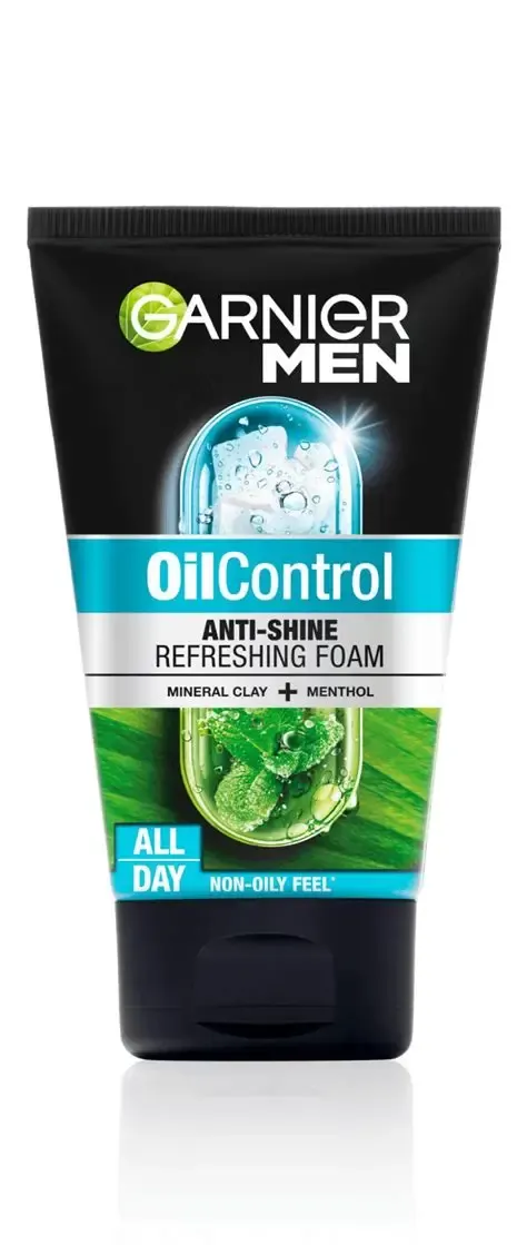 Garnier Men Turbo Light Oil Control Foam 100ml.