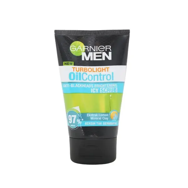 Garnier Men Oil Control Anti-Black Heads Brightening Icy Scrub 100ml