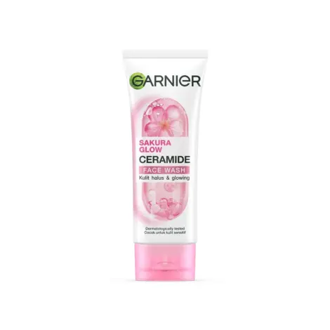 Garnier Sakura Glow Ceramide Face Wash 100ml