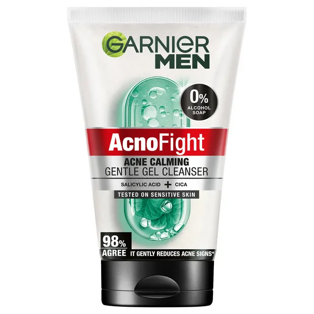 GARNIER MEN ACNO FIGHT GENTLE CLEANSER 100ML