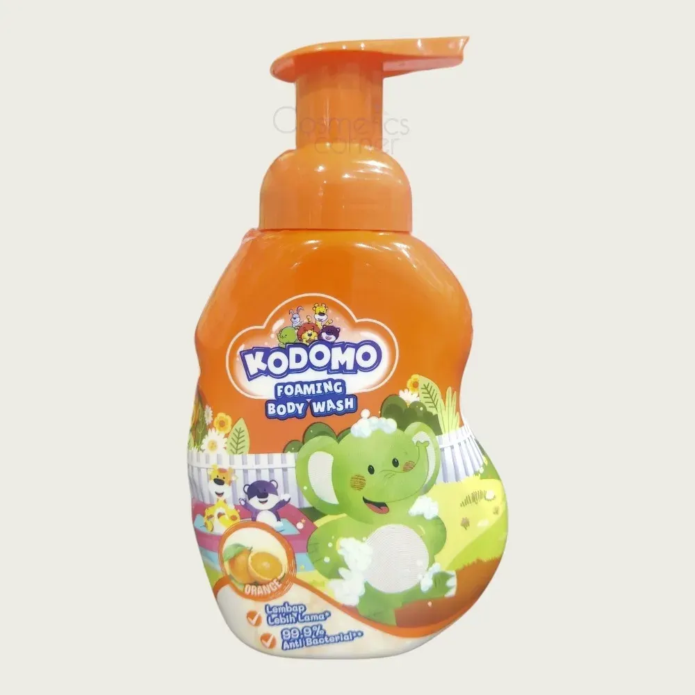 Kodomo Kids Orange Foaming Bodywash 250ml